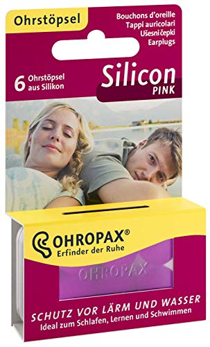 Ohropax Ohrstöpsel Silicon, 2er Pack (2 x 6 Stück)