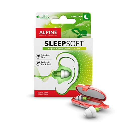 Alpine SleepSoft Ohrstöpsel - dämpft Schnarch-Geräusche